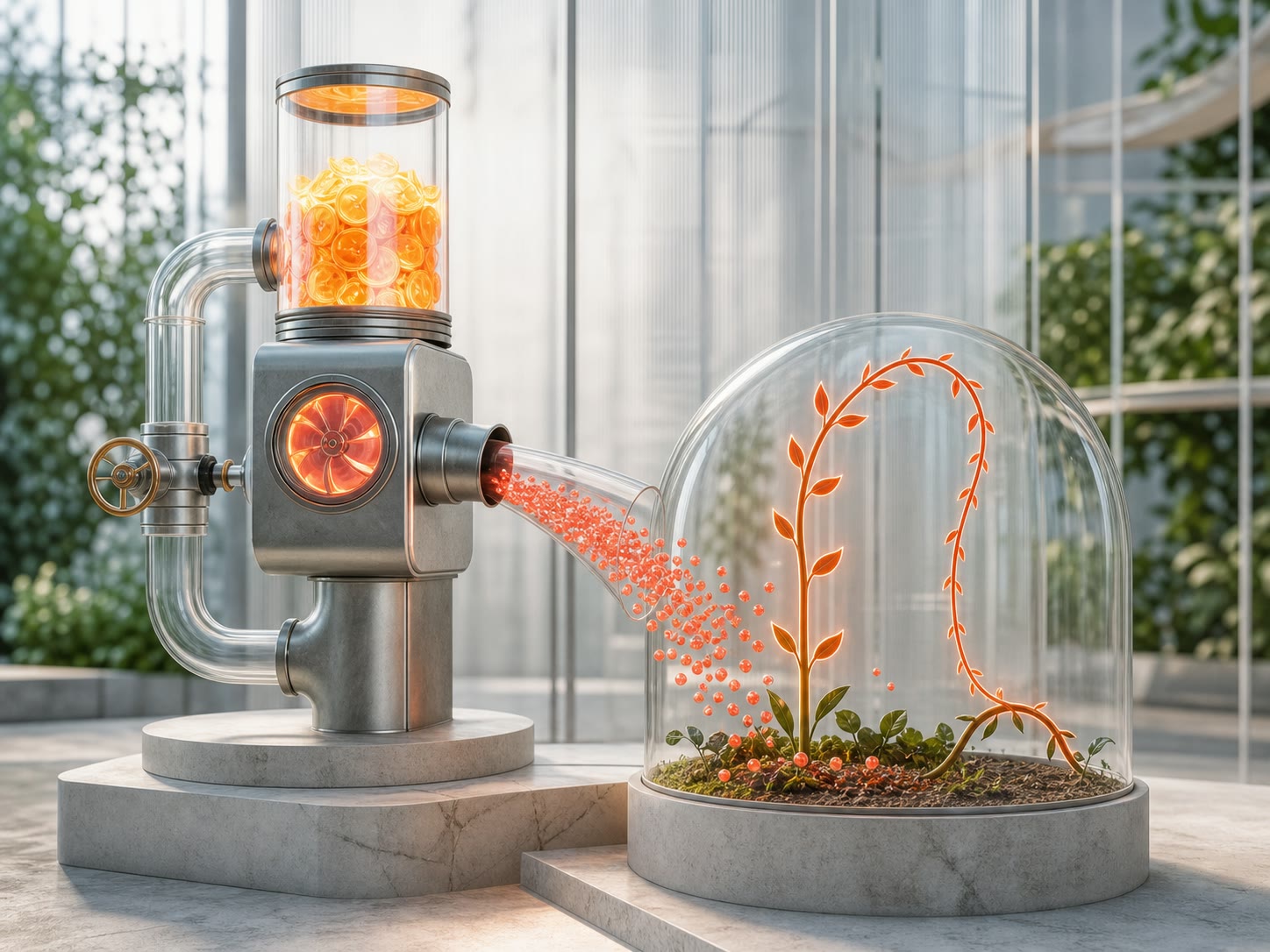 A paid acquisition machine whose visitor stream stops when its input runs out