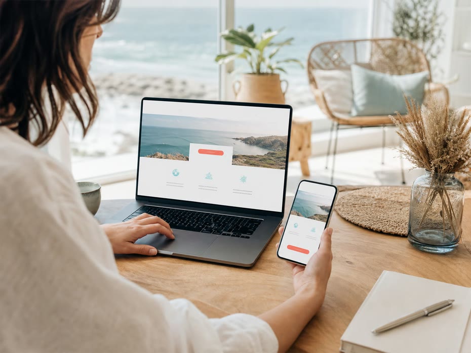 One clear action per screen, so customers know what to do next