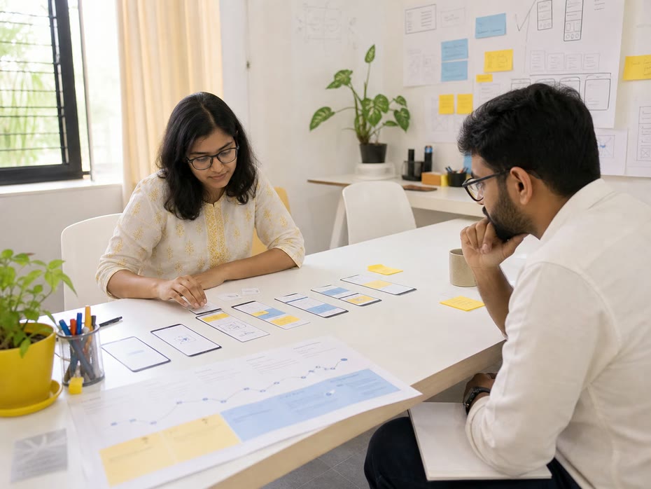 Research-backed flows that match how people actually think