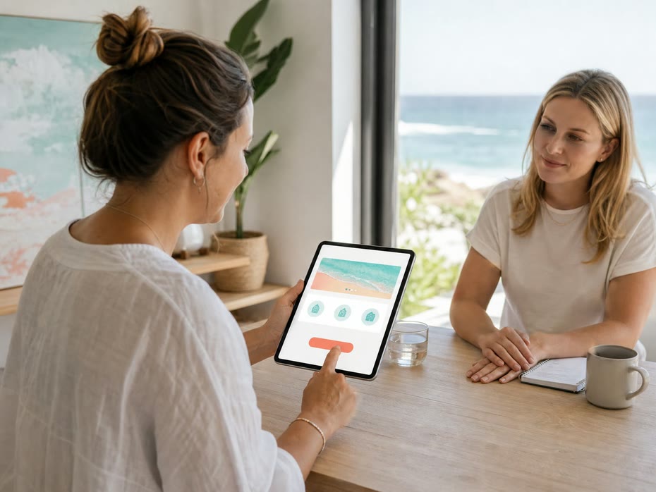 One clear action per screen, so users always know what to do next